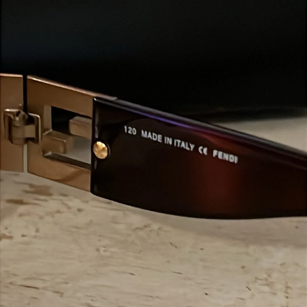 Fendi rimless sunglasses fs480 62-14 & case